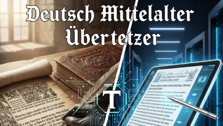 Deutsch Mittelalter Übersetzer